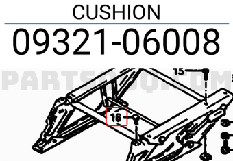 Suzuki 0932106008 CUSHION