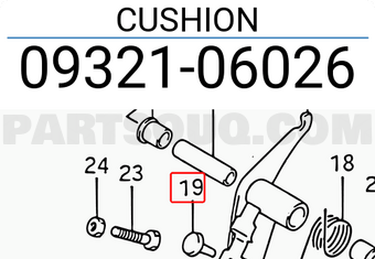 Suzuki 0932106026 CUSHION