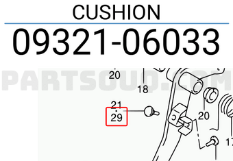 Suzuki 0932106033 CUSHION