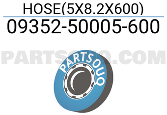 Suzuki 0935250005600 HOSE(5X8.2X600)