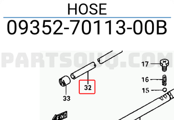 Suzuki 093527011300B HOSE