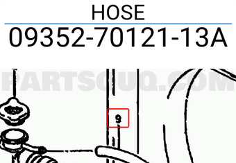 Suzuki 093527012113A HOSE