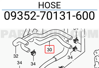 Suzuki 0935270131600 HOSE