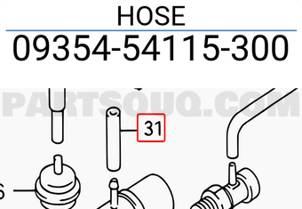 Suzuki 0935454115300 HOSE