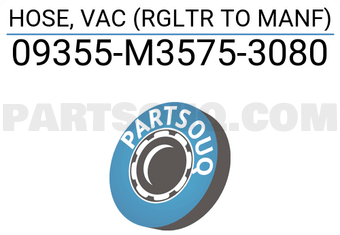 Suzuki 09355M35753080 HOSE, VAC (RGLTR TO MANF)