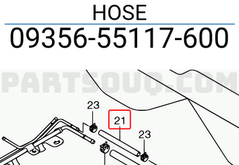 Suzuki 0935655117600 HOSE