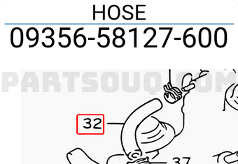 Suzuki 0935658127600 HOSE