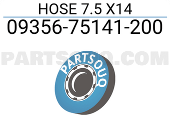 Suzuki 0935675141200 HOSE 7.5 X14