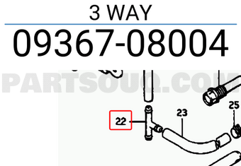 Suzuki 0936708004 3 WAY