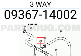 Suzuki 0936714002 3 WAY