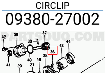 Suzuki 0938027002 CIRCLIP