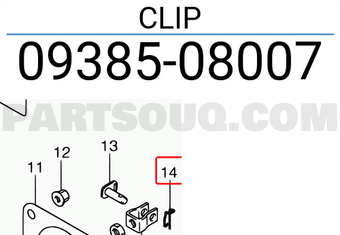 Suzuki 0938508007 CLIP