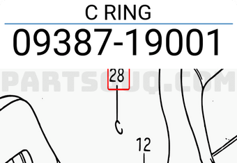 Suzuki 0938719001 C RING