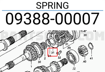 Suzuki 0938800007 SPRING
