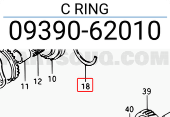 Suzuki 0939062010 C RING