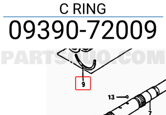 Suzuki 0939072009 C RING