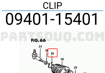 Suzuki 0940115401 CLIP