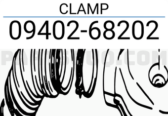 Suzuki 0940268202 CLAMP
