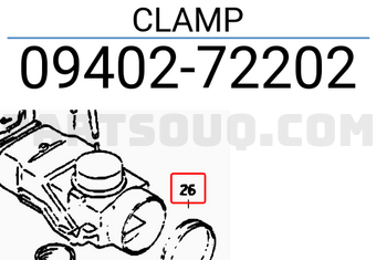 Suzuki 0940272202 CLAMP