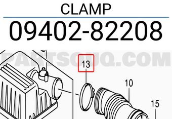 Suzuki 0940282208 CLAMP