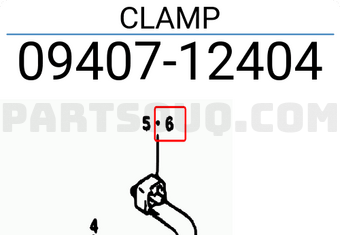 Suzuki 0940712404 CLAMP