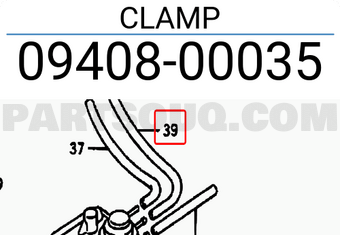 Suzuki 0940800035 CLAMP