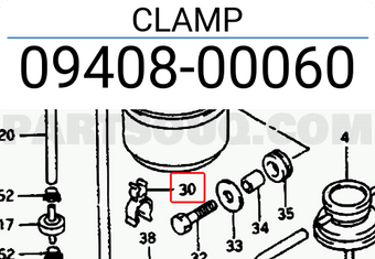 Suzuki 0940800060 CLAMP