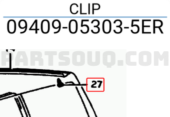 Suzuki 09409053035ER CLIP