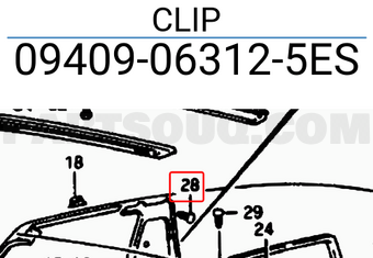 Suzuki 09409063125ES CLIP