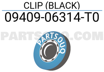 Suzuki 0940906314T0 CLIP (BLACK)