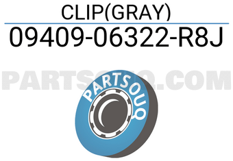 Suzuki 0940906322R8J CLIP(GRAY)