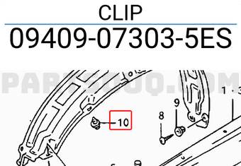 Suzuki 09409073035ES CLIP