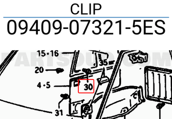 Suzuki 09409073215ES CLIP