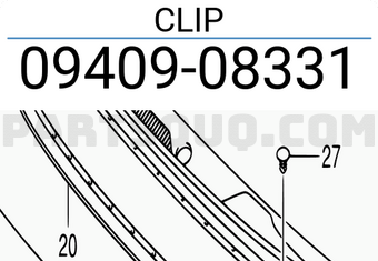Suzuki 0940908331 CLIP