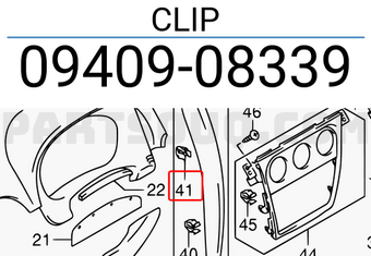 Suzuki 0940908339 CLIP