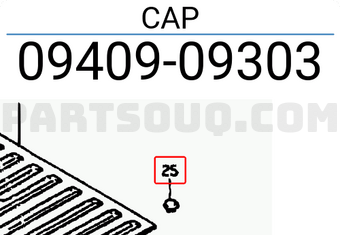 Suzuki 0940909303 CAP