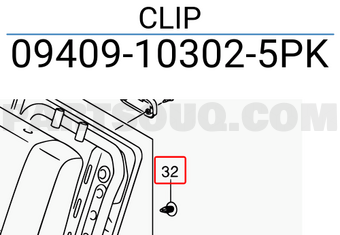 Suzuki 09409103025PK CLIP