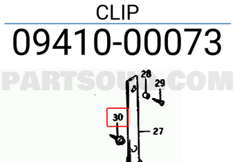Suzuki 0941000073 CLIP