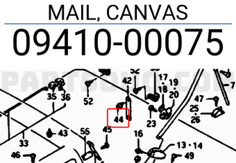 Suzuki 0941000075 MAIL, CANVAS