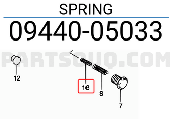 Suzuki 0944005033 SPRING