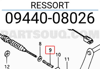Suzuki 0944008026 RESSORT