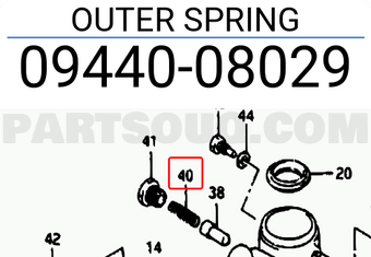 Suzuki 0944008029 OUTER SPRING