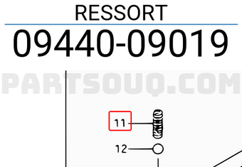 Suzuki 0944009019 RESSORT