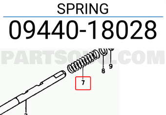 Suzuki 0944018028 SPRING