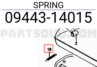 Suzuki 0944314015 SPRING