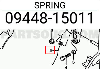 Suzuki 0944815011 SPRING