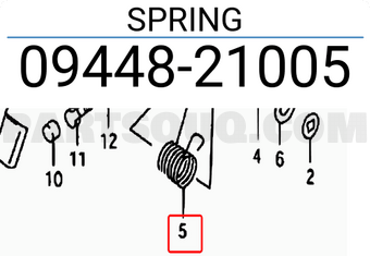 Suzuki 0944821005 SPRING