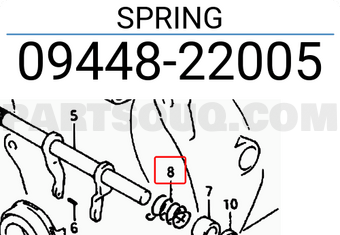Suzuki 0944822005 SPRING