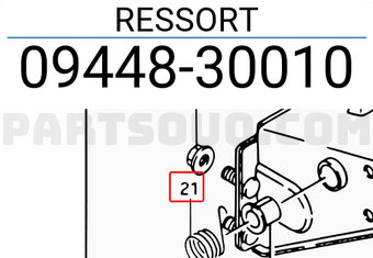 Suzuki 0944830010 RESSORT