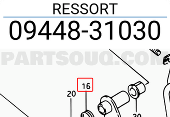 Suzuki 0944831030 RESSORT